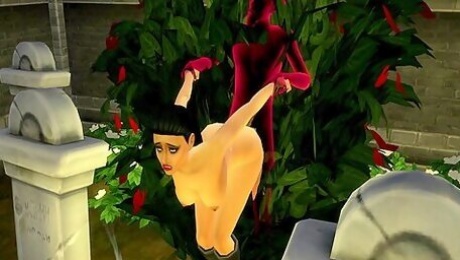 Sims 4 - Bella Goth Fucked By Enraged Spirit