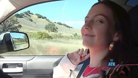 Serena Hill Looking So Fine And Being So Naughty On This Car Ride, Fuck And Suck Pov