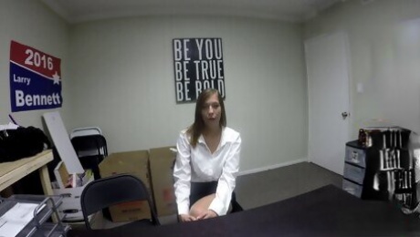Elegant Molly Manson gets naked and enjoys the rough POV penetration