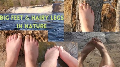 Body Worship - Big Feet Hairy Legs Outside