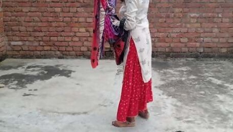 Red Lehenga Bali Ki Chudai