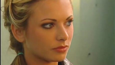 Stunning busty blonde slut gets her pussy screwed hard in the office