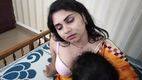 Saree and bra part 1 Boobs suck,kiss and lick, Sharun Raj kisses vaishnavy's hot boobs and lick, Mallu couple hot kiss, Romance