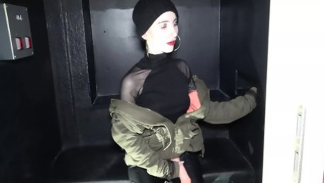 Gloryhole Pegging by Lou Nesbit