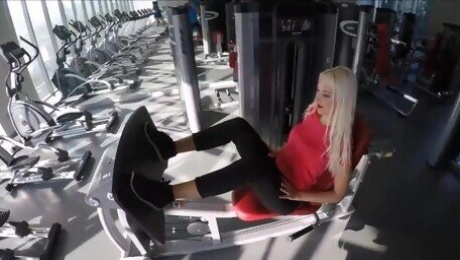FUCKED AFTER GYM, ROUGH SEX POV CUM IN MOUTH