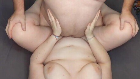 Hard chubby fuck cum so quick in milf bbw