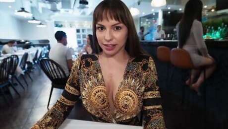 Public trailer with lascivious Scarlett Rose and Dakota Quinn from Mofos