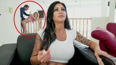 Striking Ryan Mclane and Melissa Lynn at pornstar action